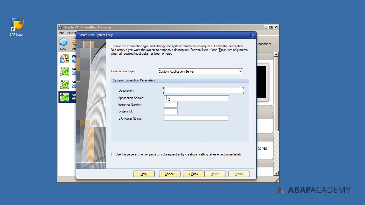 4.20 SAP - SAP GUI Setup