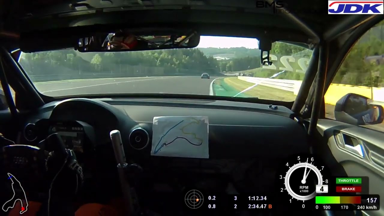 Qualification lap Audi RS3 TCR LMS SEQ Spa Francorchamps by Laurens de Wit