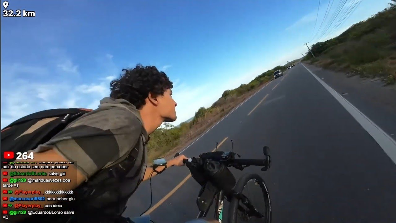 PEDALAR ATÉ UM LUGAR MISTÉRIOSO, SÓ PRA SE SENTIR VIVO