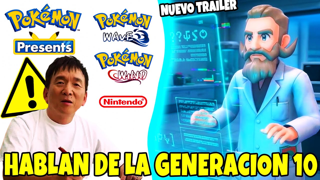 🚨 GameFreak Habla de la 10&ordf; GEN de POKEMON + NUEVO TRAILER Fan de Pokemon Wind y Waves