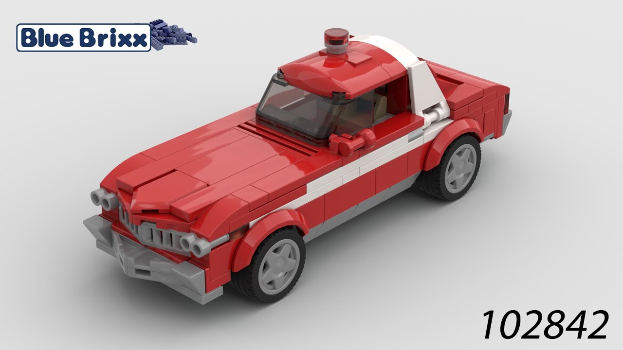 BlueBrixx - Special 102842: small limousine coupe - Lego Speed Build by Brickocate