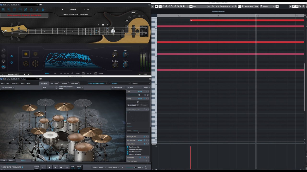 AmpleSound Bass Comparison #3 (ABY, ABJ, ABP, ABJF & ABA)