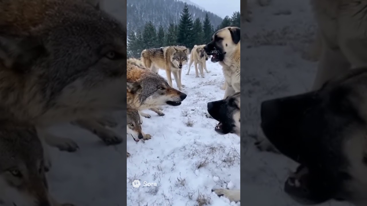 Wolves vs Kangal Dogs — The Showdown Begins 🐺⚔️🐶