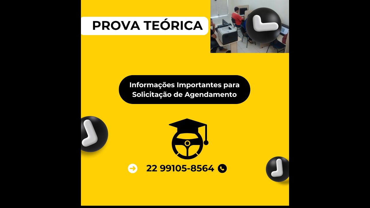 AGENDAMENTO PROVA TEÓRICA - DETRAN RJ - ALUNOS AULA ONLINE