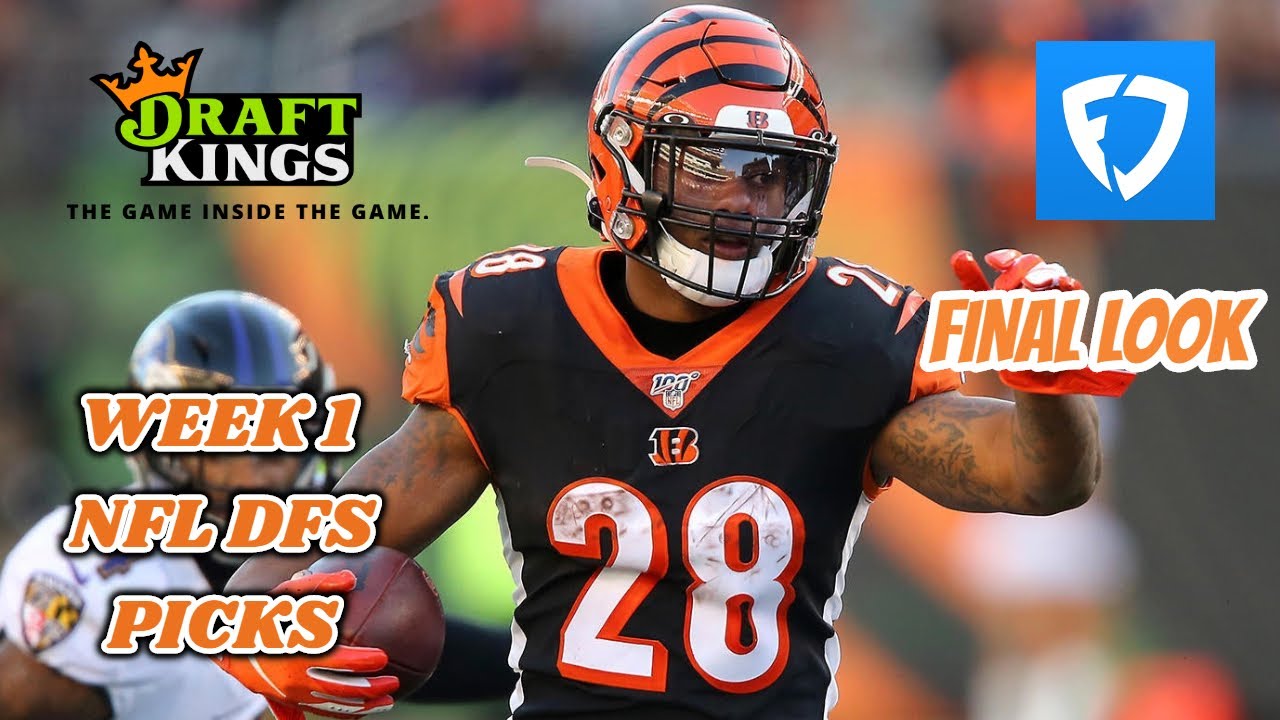 DRAFTKINGS & FANDUEL WEEK 1 NFL FINAL LOOK
