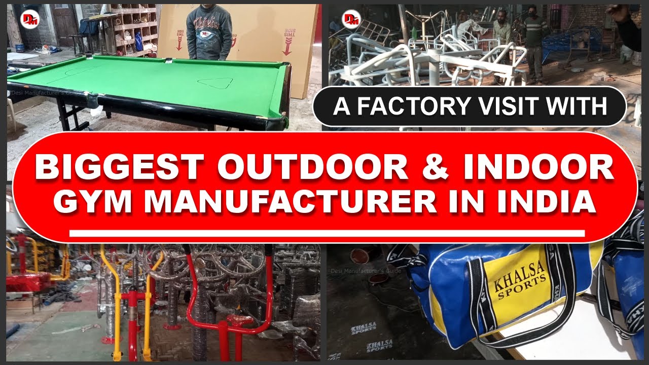Factory Tour With Biggest Outdoor Gym and Indoor Gym Manufacturer