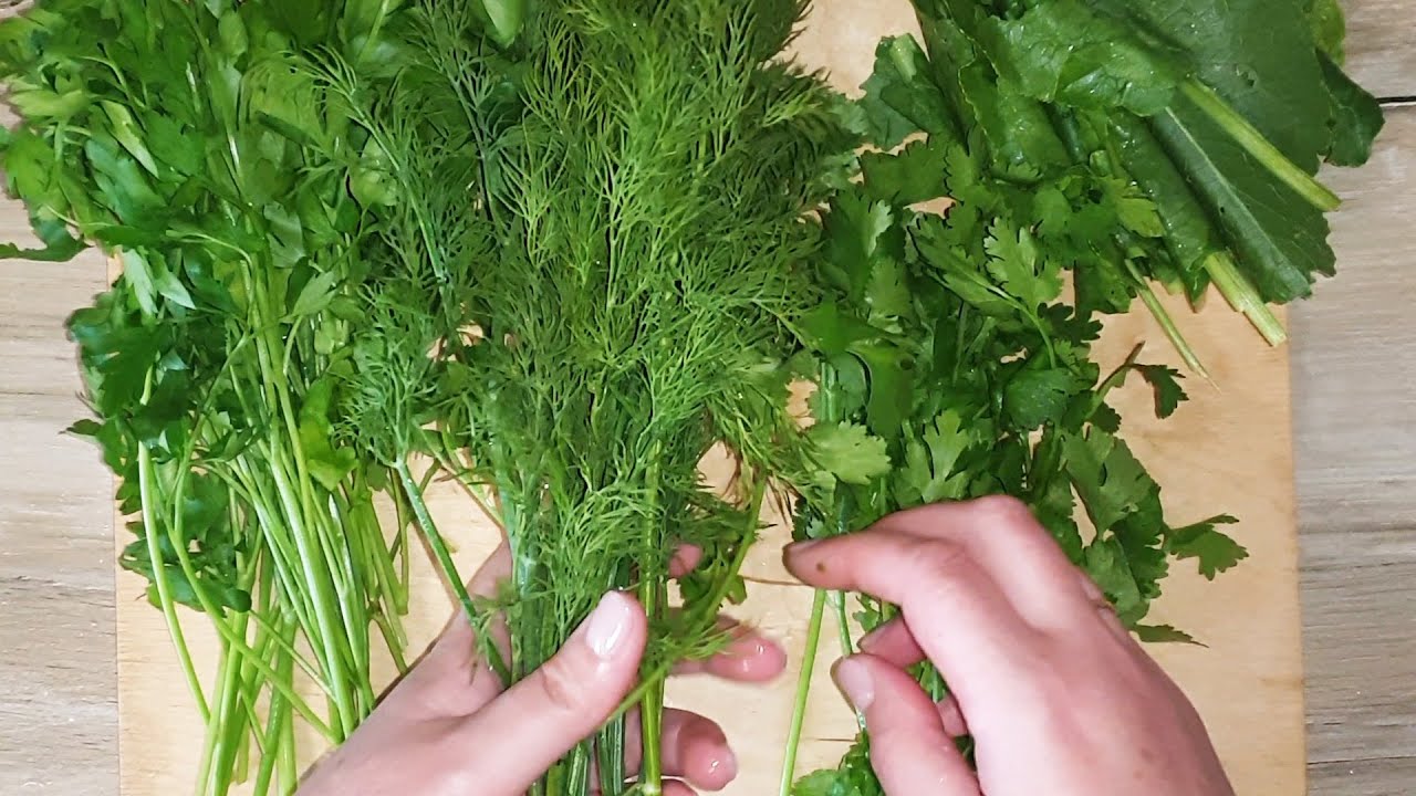 НЕ ТРАЧУСЬ НА ЗЕЛЕНЬ ЗИМОЙ! Заготовка зелени на зиму с сохранением вкуса и аромата