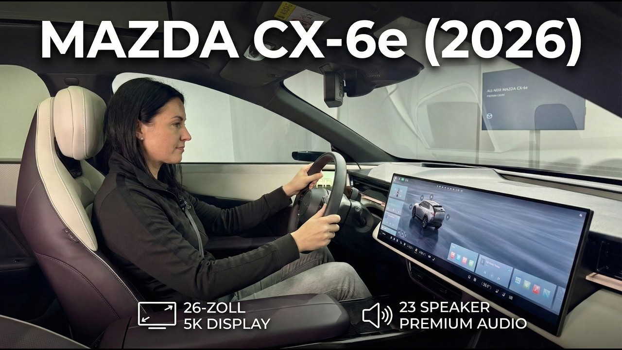 Mazda CX-6e (2026): 26-Zoll-Display & Premium-Interieur | Kabine im Check