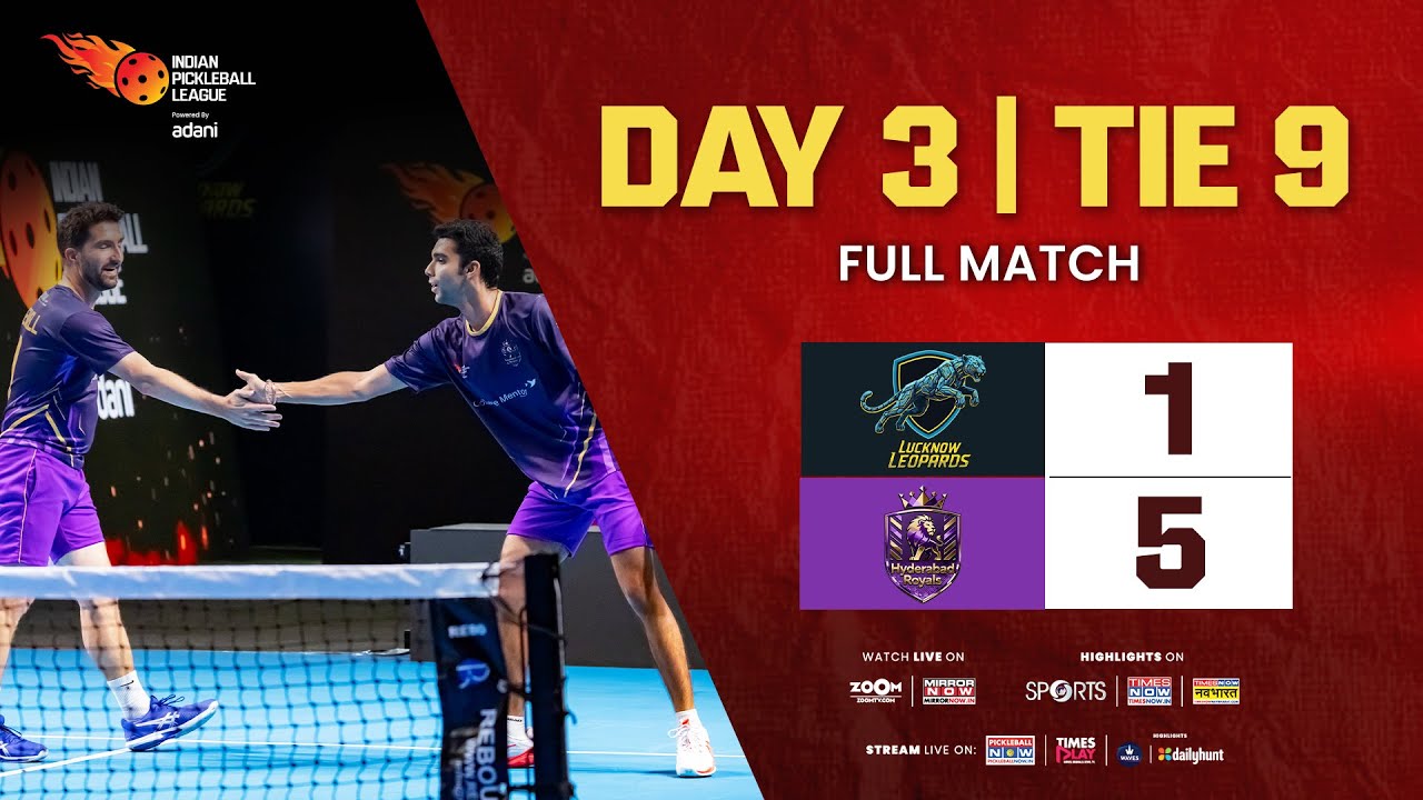 IPBL Tie 9 Full Match | Lucknow Leopards vs Hyderabad Royals | 1&ndash;4
