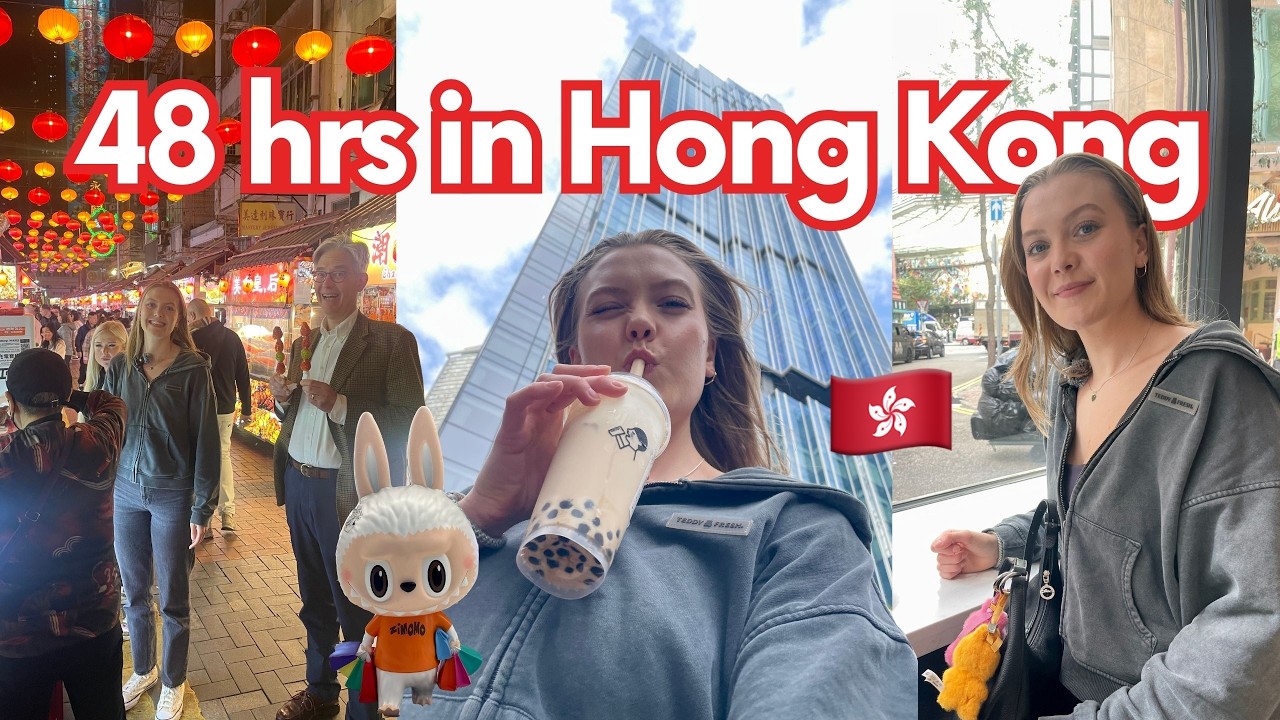 Everything I Ate & Did on My First Trip to Hong Kong 🇭🇰 48 Hour Vlog
