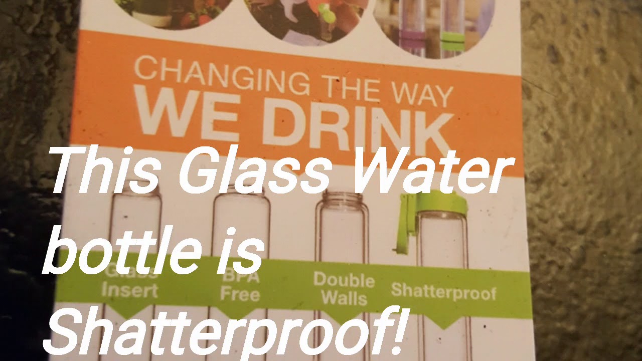 Review of Glasstic Shatterproof Water Bottle
