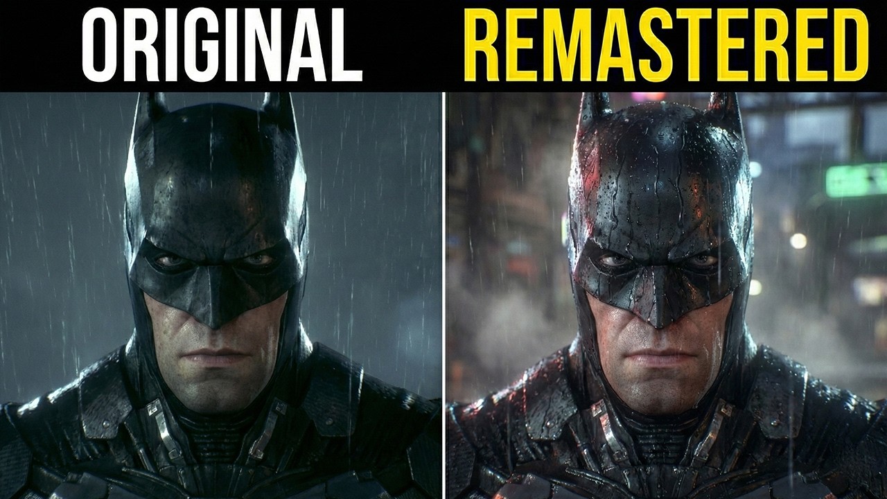 Batman Arkham Knight Next-Gen Remaster vs 2015 Original｜Full Graphics Comparison (4K HDR)