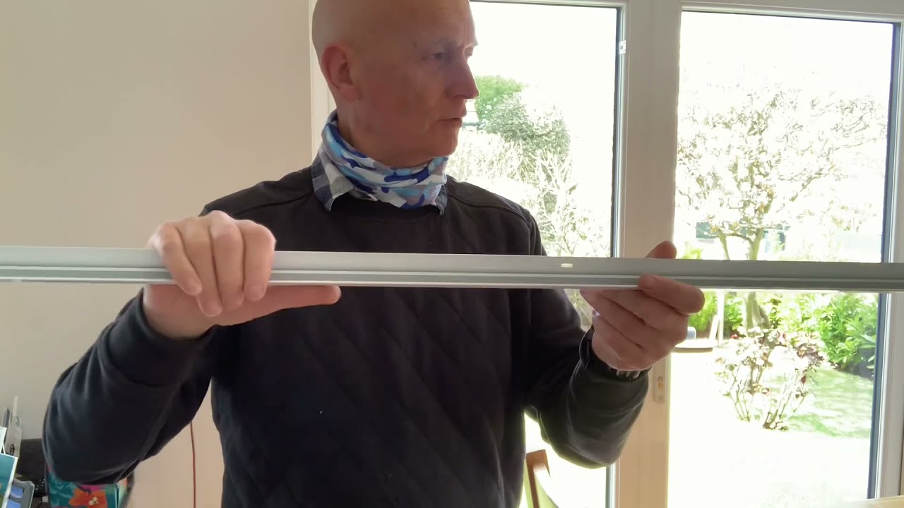 Installing click fit conservatory blinds made by Blinds 2Go