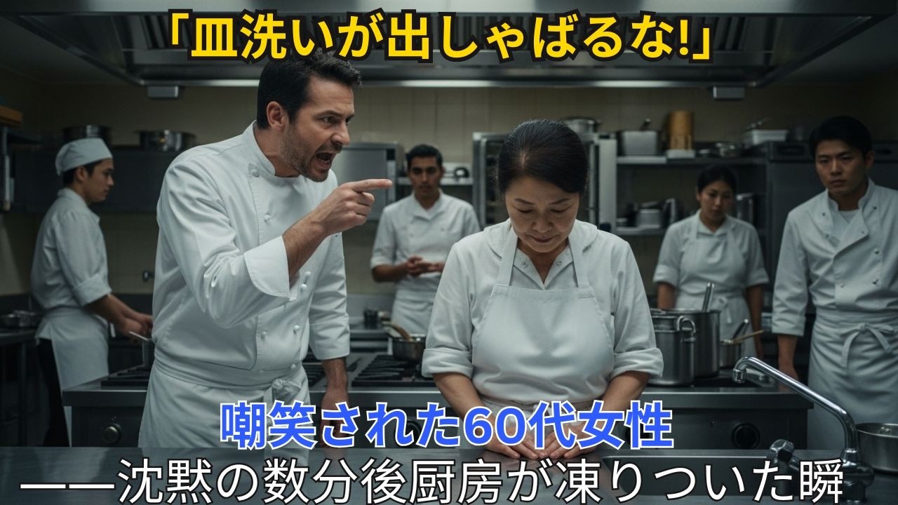 「皿洗いが出しゃばるな!」60代日本人女性を嘲笑ったフランス人シェフ。彼女が“伝説の料理人”だと知らずに…その直後、厨房が凍りつく