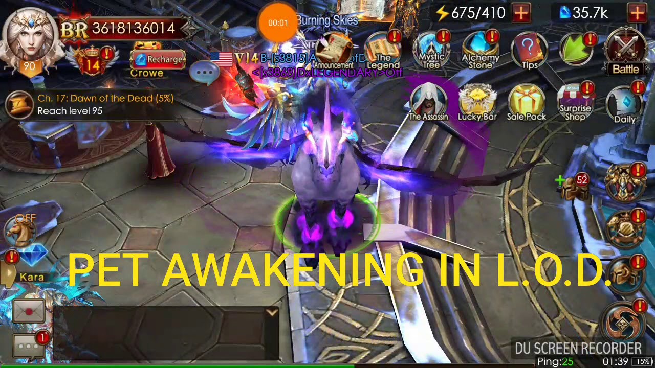 Pet Awakening in L.O.D.