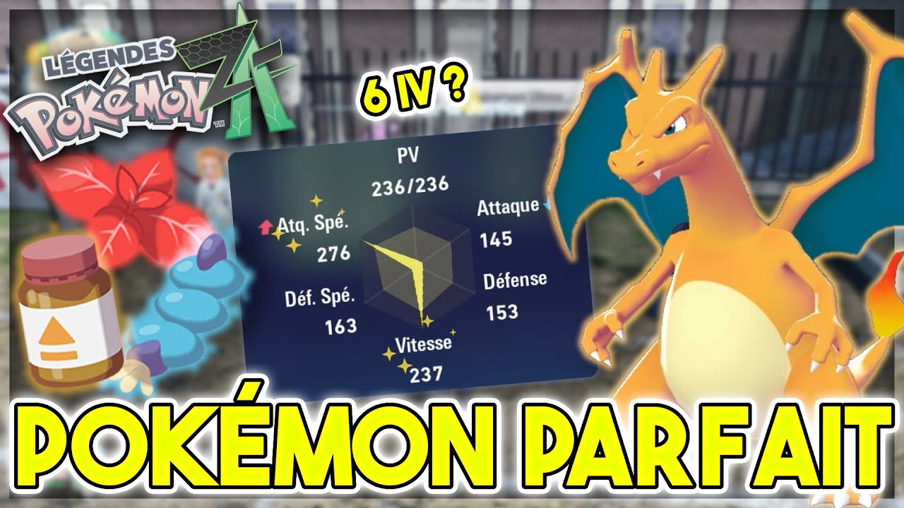 Comment MONTER un Pok&eacute;mon PARFAIT de A &agrave; Z sur Pok&eacute;mon L&eacute;gendes Z-A ! (EVs, IVs, nature ...)