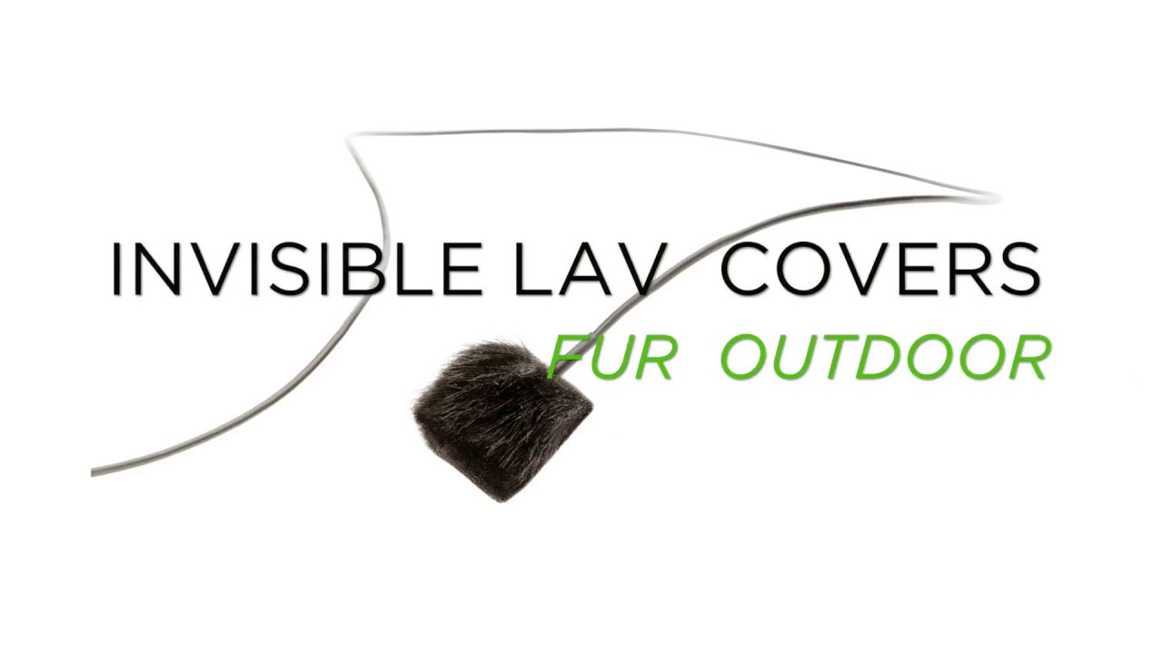 These Furry Lav Mic Covers Prevent Wind and Clothing Noise