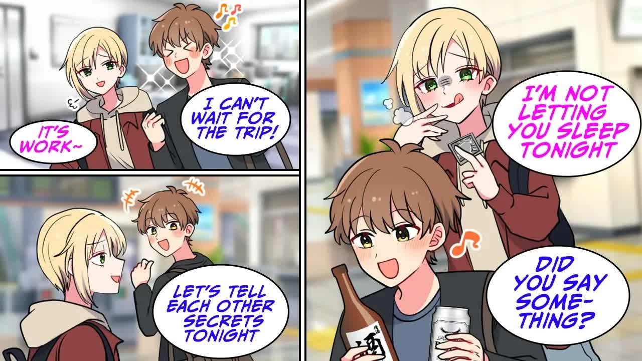 RomCom I went on a business trip with my colleague and it turns out he was a she… Manga Dub