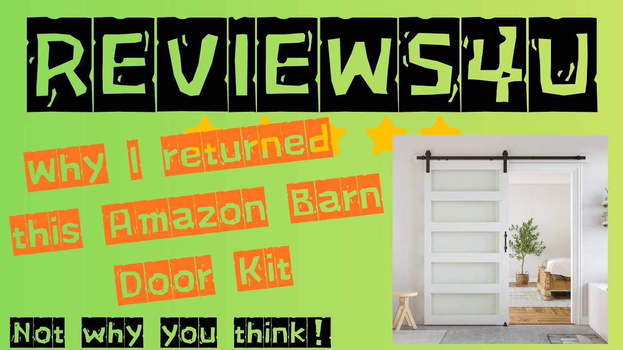 Amazon SmartStandard Barn Door Kit | REVIEW
