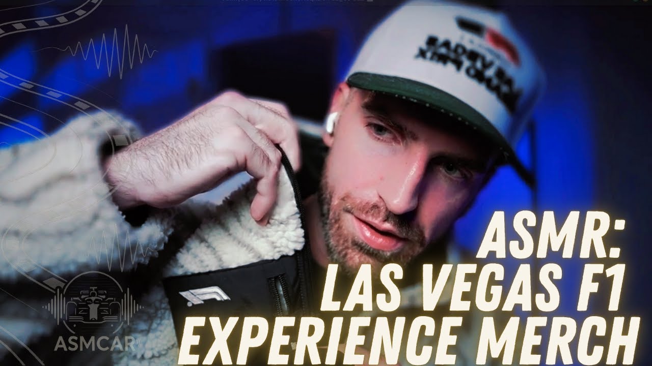 Formula 1 ASMR | Whispered Las Vegas F1 Experience & Merch Haul
