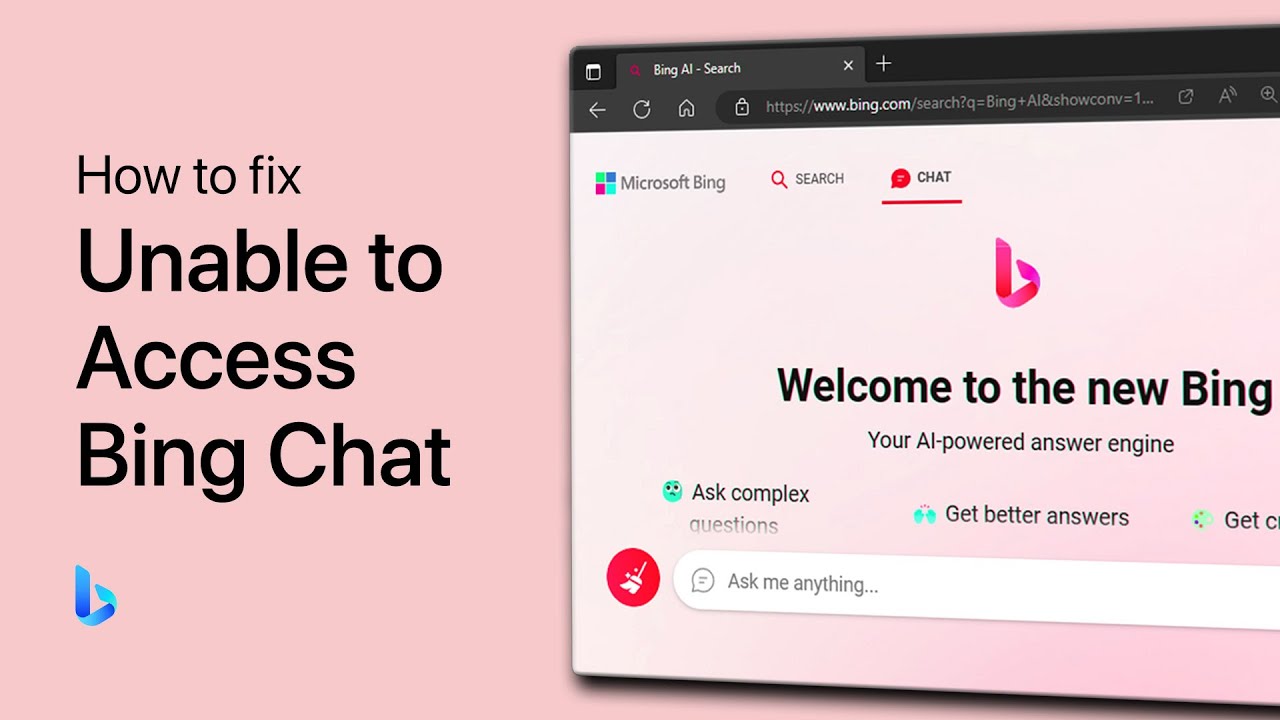How To Fix Unable To Access Bing Chat on PC