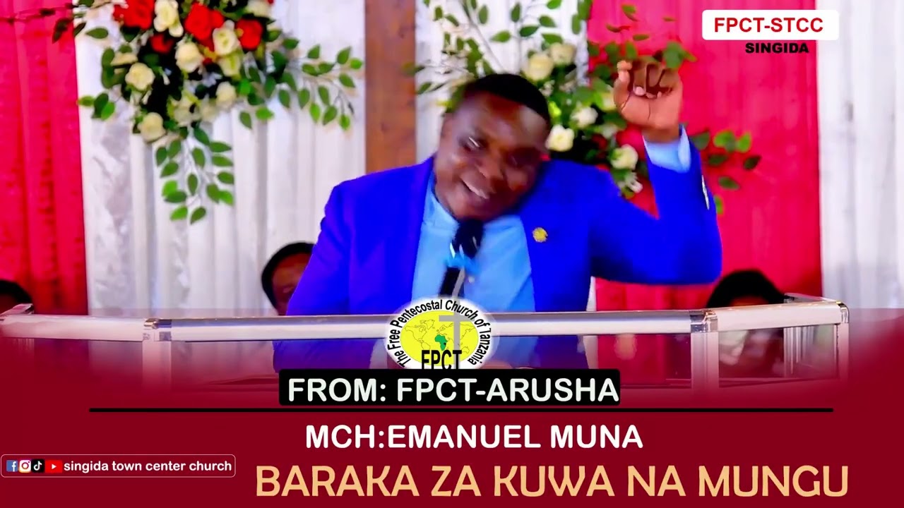 BARAKA ZA KUWA NA MUNGU || MCH EMMANUEL MUNA
