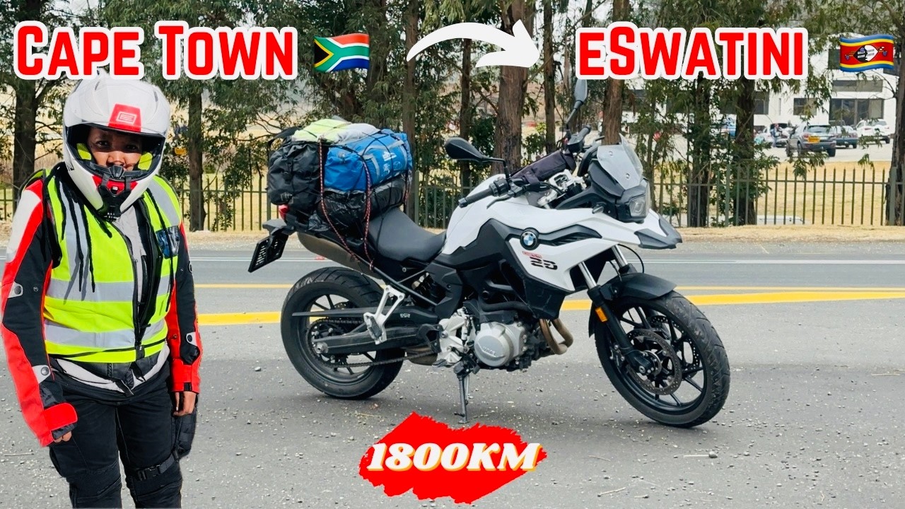 I rode my new bike from Cape Town to ESwatini  for the Swazi Rally | BMW F750 GS