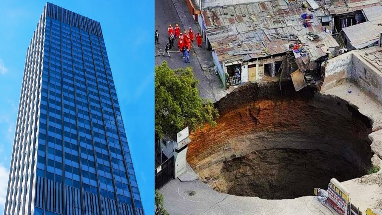 Sinkholes Caught Swallowing Things On An EPIC Scale
