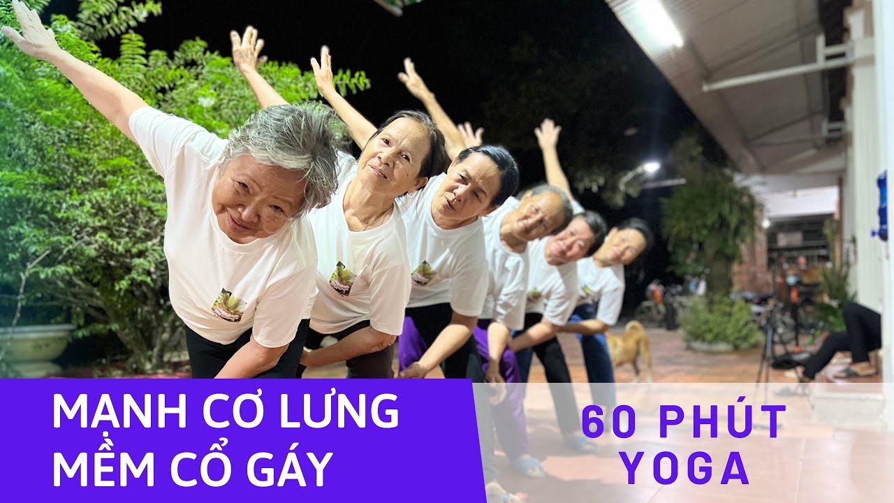 MẠNH cơ lưng, MỀM cổ g&aacute;y | D&agrave;nh cho người lớn tuổi | Phạm Ngọc Yoga