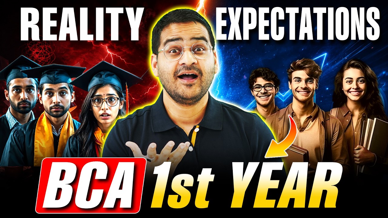 BCA Expectation vs Reality 😱 | 1st Year College Reality | What I Expected vs What Actually Happened!