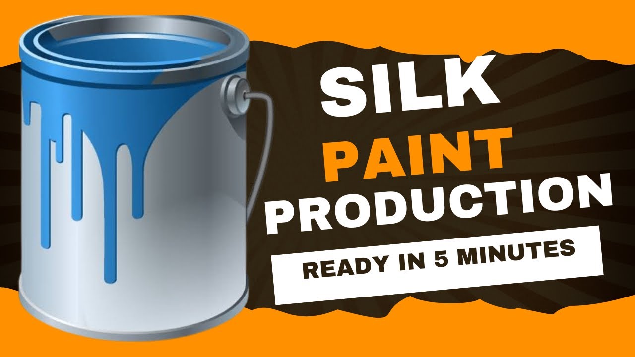 How to produce silk(satin) paint
