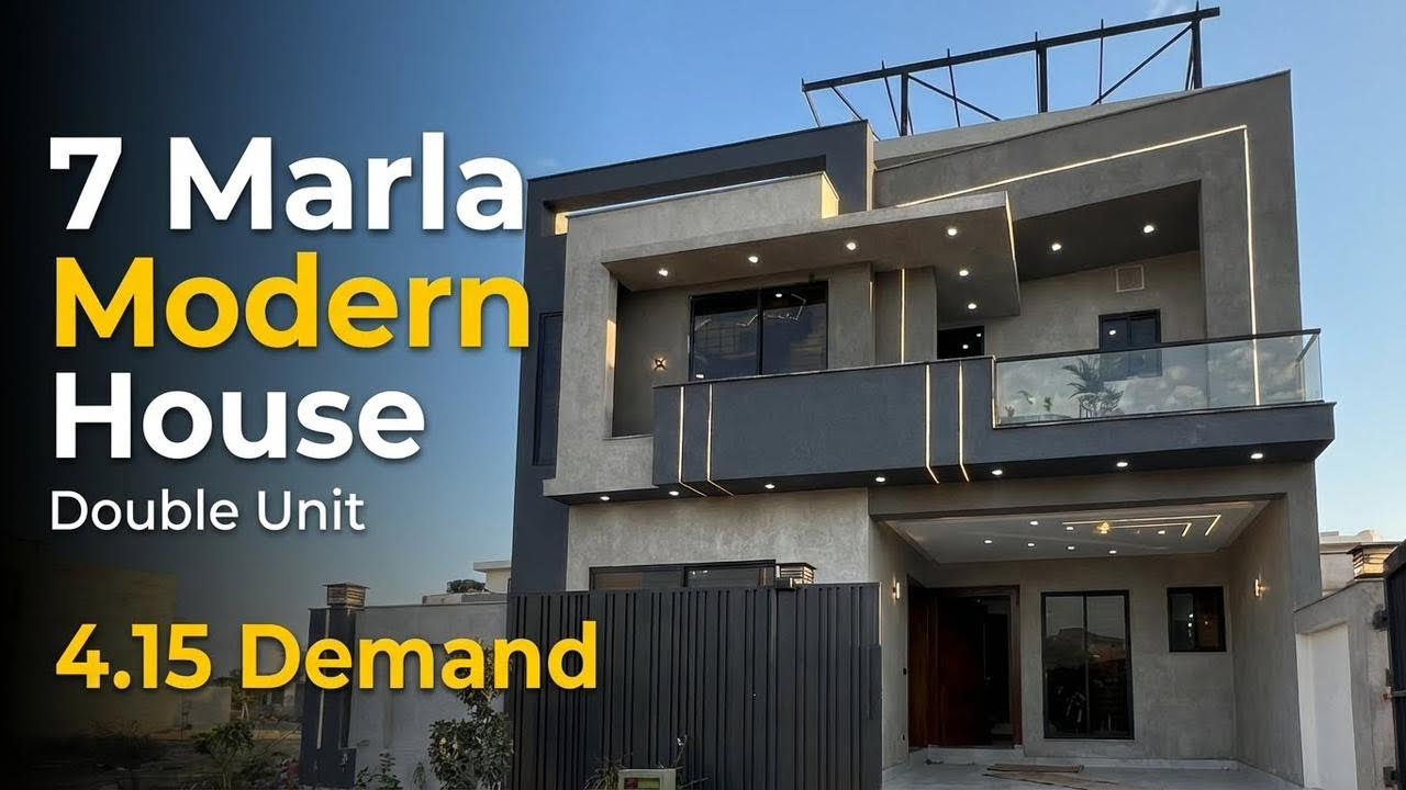 7 Marla Modern House for Sale in B-17 Multi Gardens Islamabad | Prime Location | 4.15 Crore