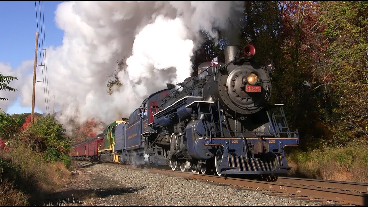 Reading and Northern 425 - Steam in the Fall Foliage October 2014