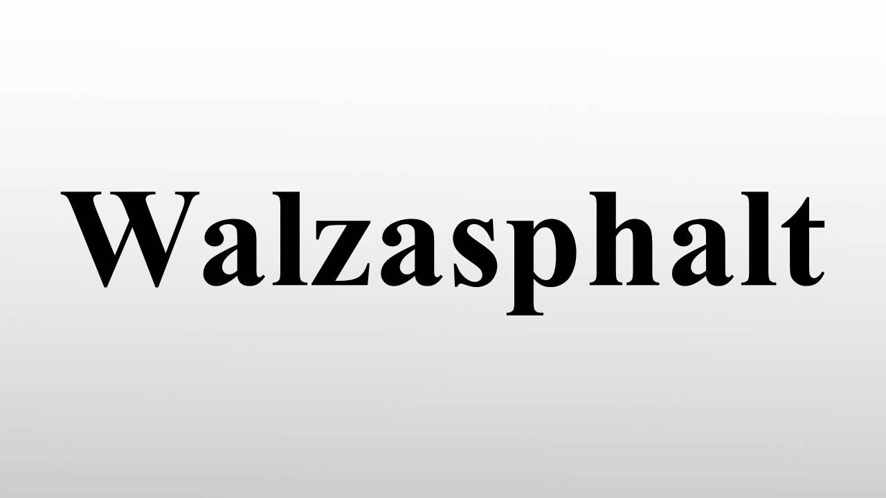 Walzasphalt