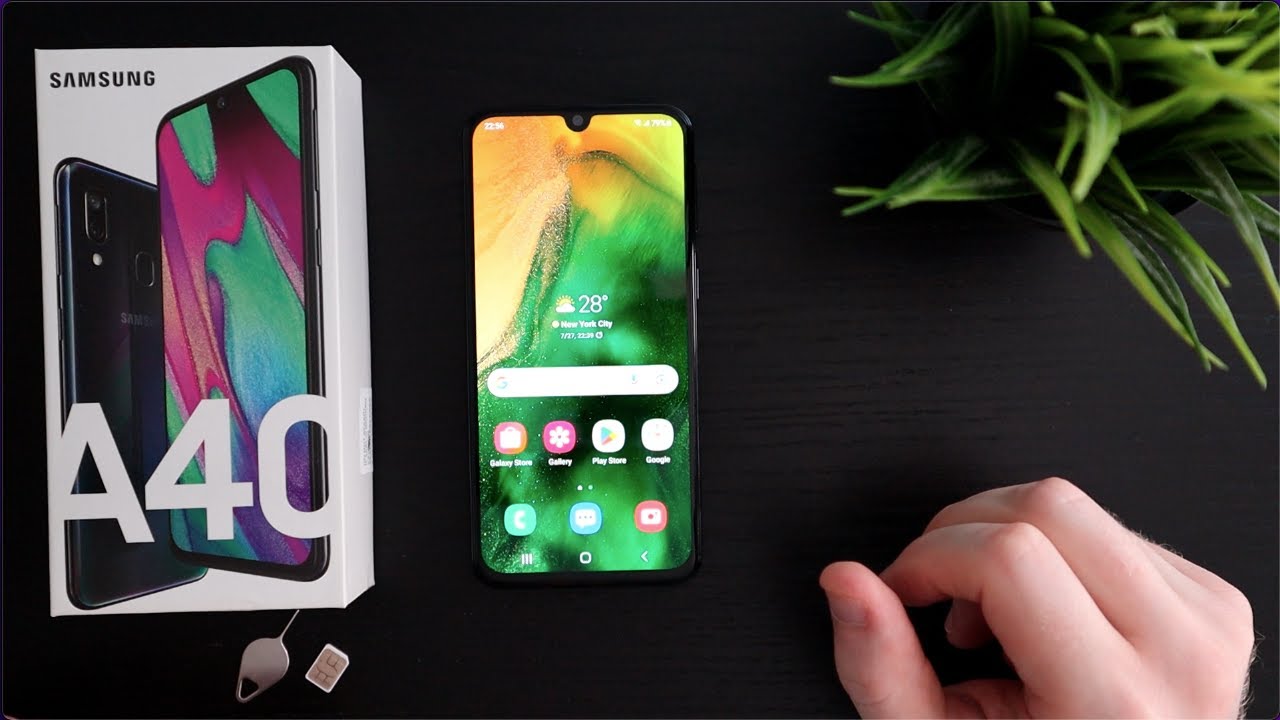 Samsung Galaxy A40 | How to Insert SIM Card (SIM 1 Slot Tutorial)