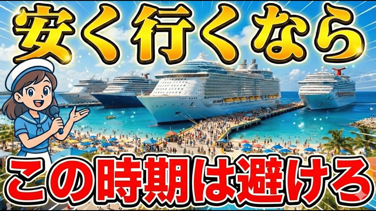 【繁忙期】クルーズ旅行の人気の時期TOP5！
