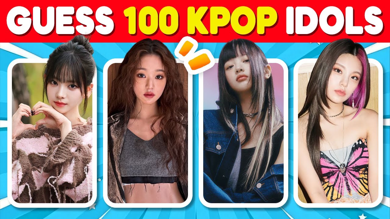Guess 100 Kpop Idols In 3 Seconds | K-pop Quiz