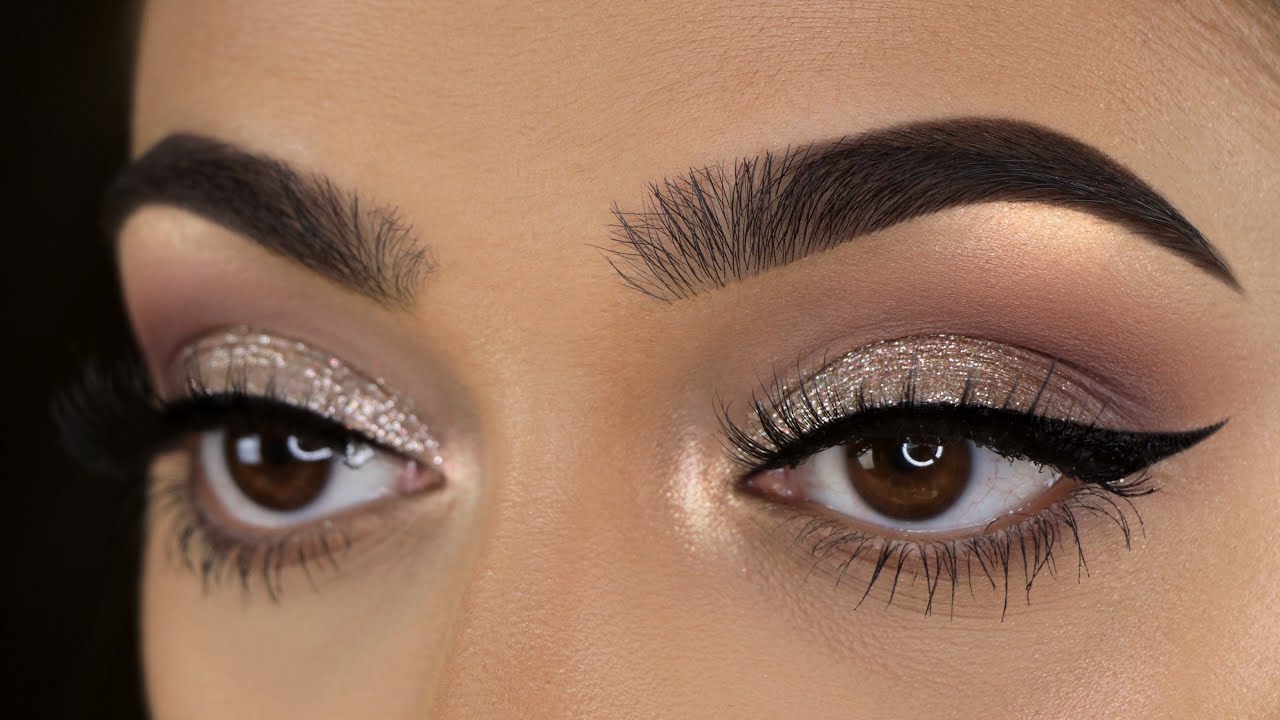 Simple Glitter Glam Makeup Tutorial | Chelseasmakeup