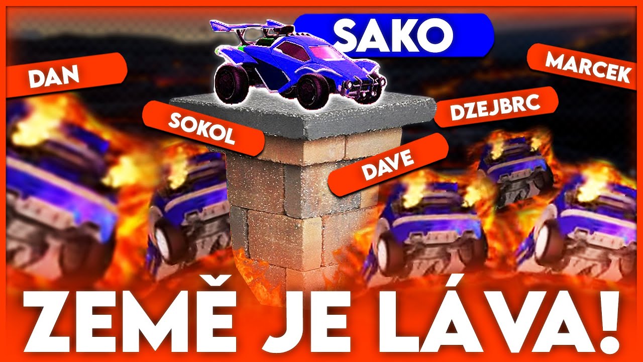 ZEMĚ JE L&Aacute;VA! 😱 /w Marcek, Dave, Džejbos, Sokol & Dan