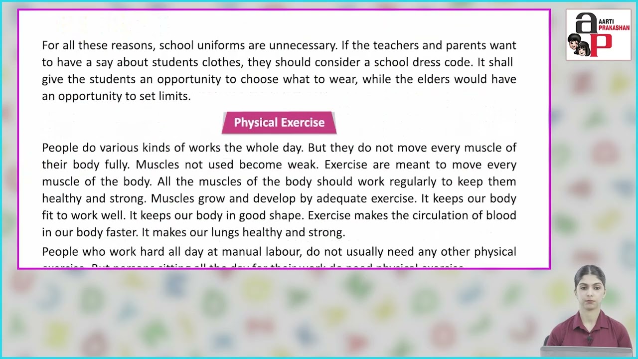 Ch 28 | Aarti Prakashan | Grammar | Class 6 | Essay Writing | For children
