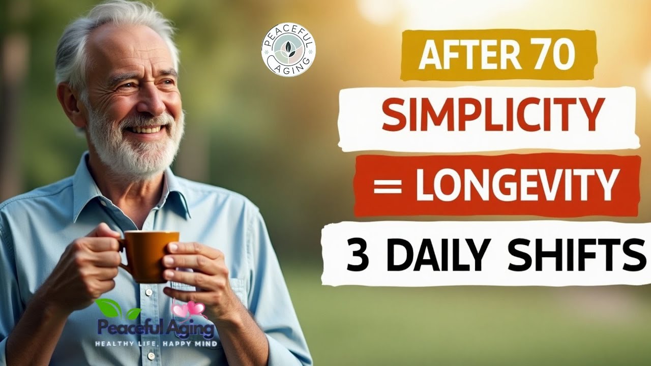 After 70, Simplicity Equals Longevity &ndash; 3 Lifestyle Shifts That Add Years