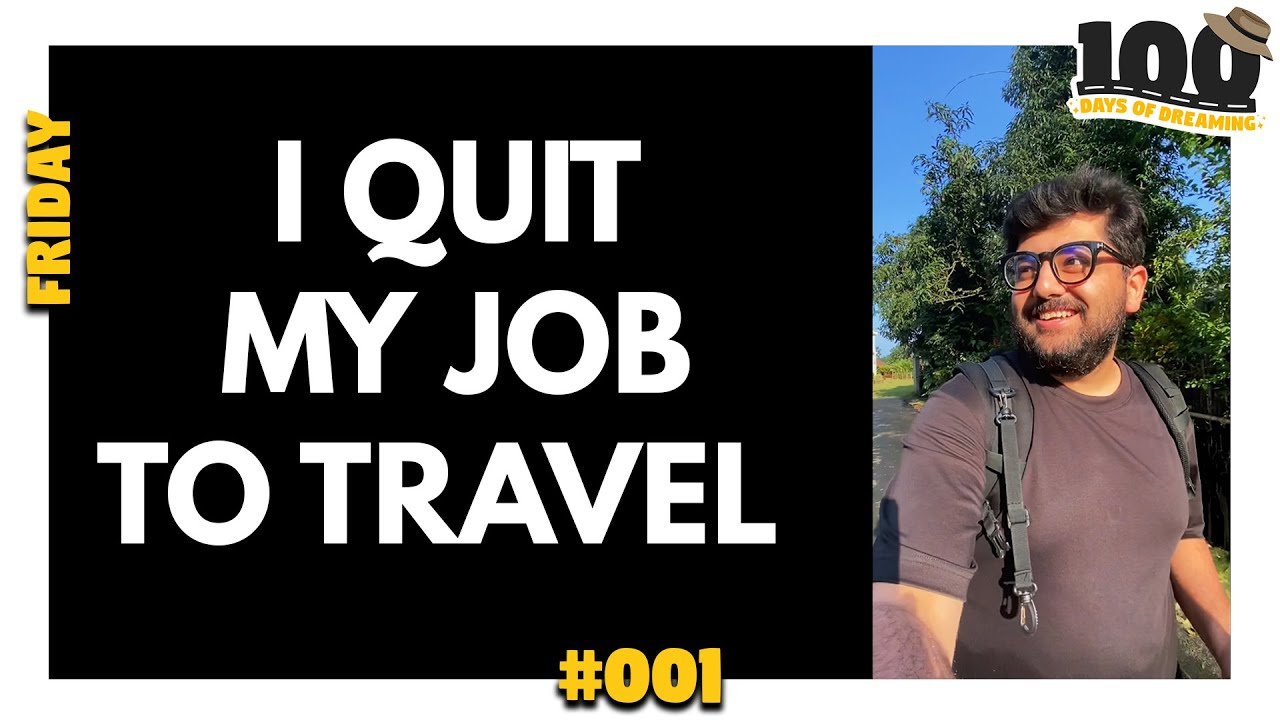 #001 I Quit my Job to Travel INDIA #100DaysofDreaming | Monkey Magic #shorts