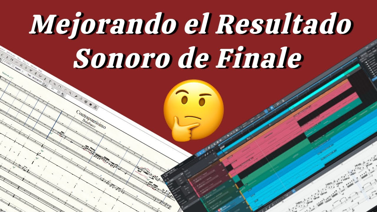 Como mejorar el resultado sonoro Final de tus arreglos hechos en Finale o MusicScore