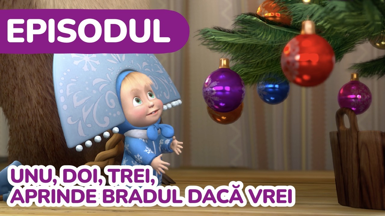 Mașa și Ursul 🎄 Unu, doi, trei, aprinde bradul dacă vrei 🎅 (Episodul 3)