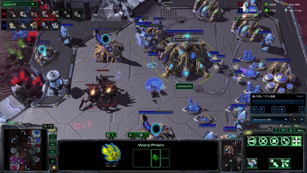 Intense Immortal and Warp Prism micro (25 kills immortal)