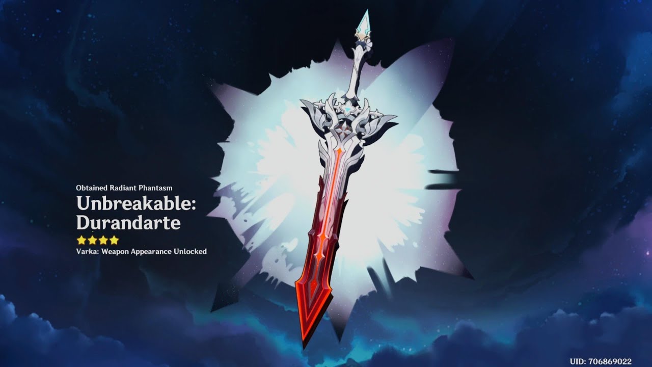 Genshin Impact - Boreas Shadow fight and how to get Unbreakable Durandarte Weaponskin for Varka