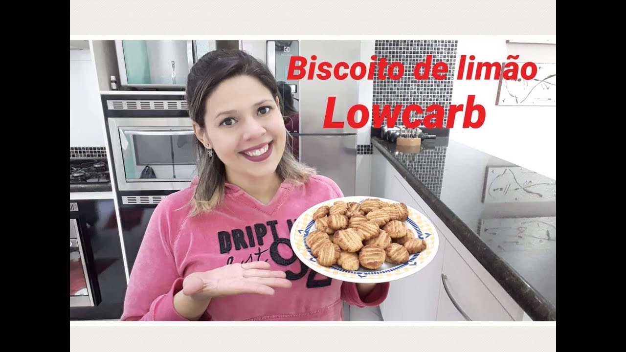 Biscoito de Limão Lowcarb