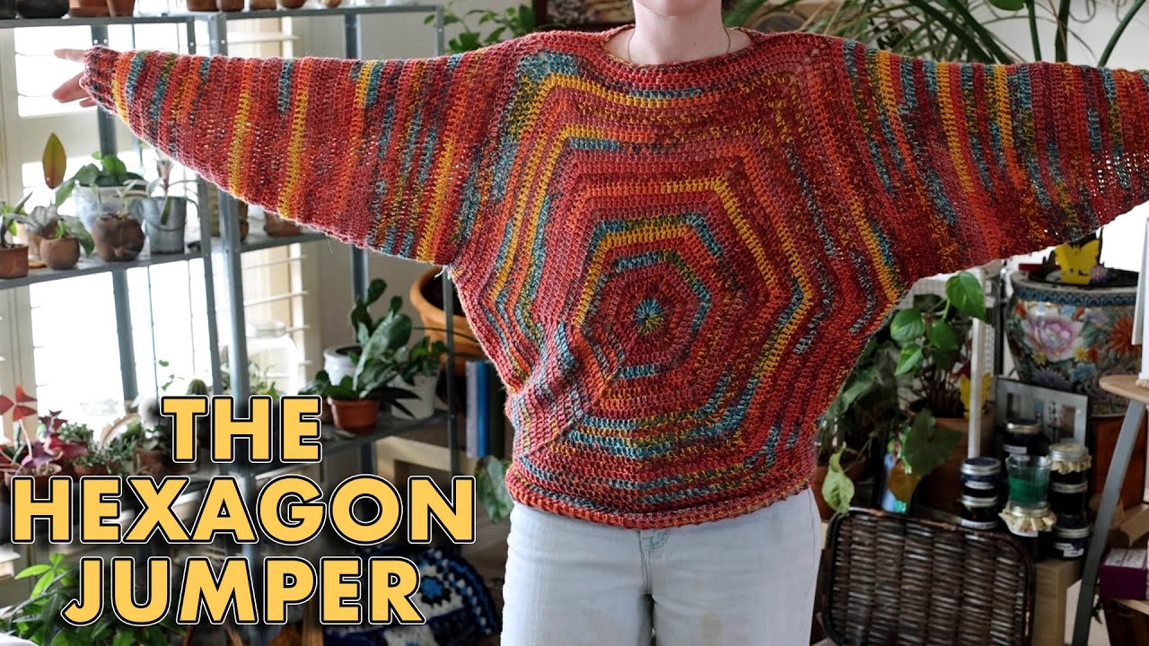 Crochet Tutorial: The Slouchy Hexagon Pullover | Last Minute Laura