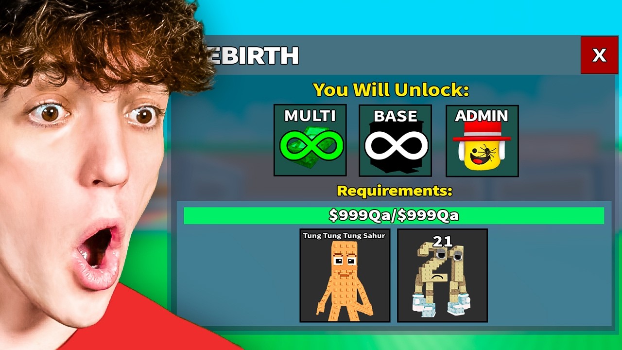 I Unlocked the SECRET Admin Only Rebirth..