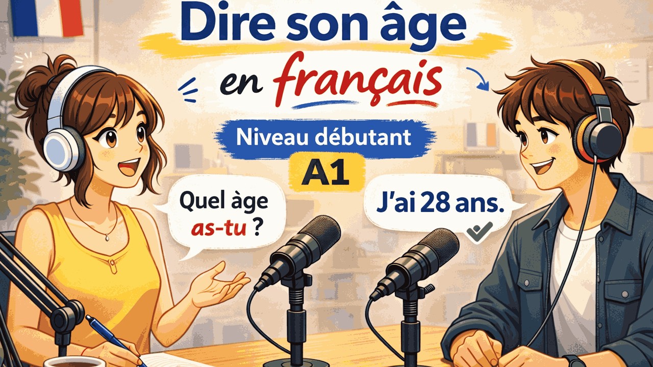 Comment dire son âge en français ? Podcast Debutant